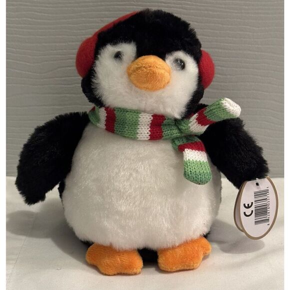 The Bearington Collection Flurry the Plush Penguin NEW - Picture 1 of 5